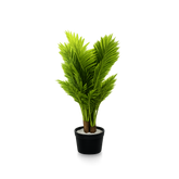 Copac artificial Areca 120cm verde frunze dese realist imagine PNG produs