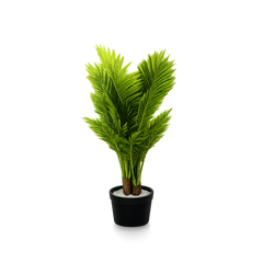Copac artificial Areca 120cm verde frunze dese realist imagine PNG produs