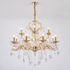 Candelabru clasic auriu cu 12 brate model 2325-8+4/FGD