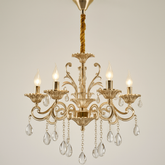 andelabru decorativ auriu cu 6 brate model 2325-6/FGD