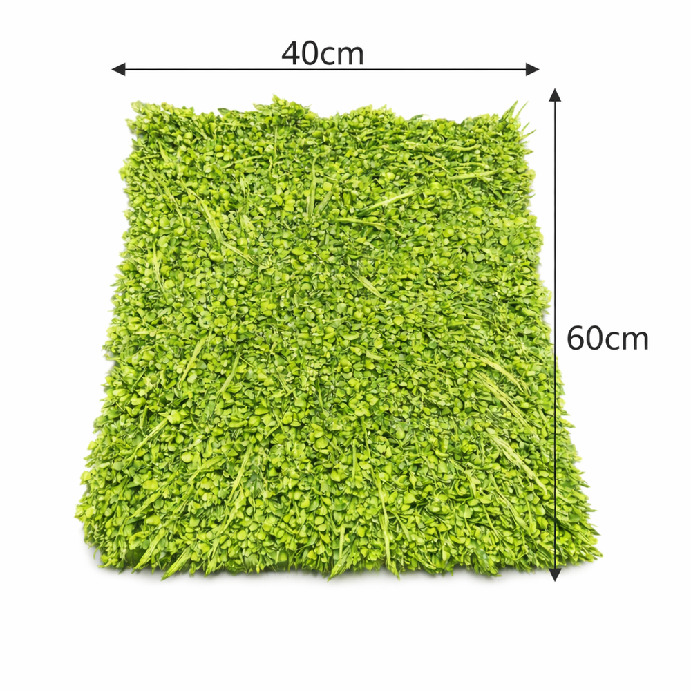 panou perete vegetal artificial verde 40x60cm decor perete png fundal transparent