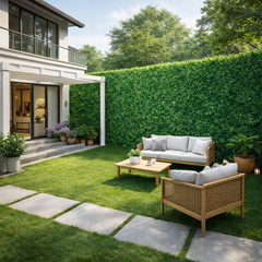 panou perete vegetal artificial cu flori mici 40x60cm decor pentru perete vila gradina moderna