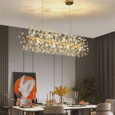 nan cu LED integrat pentru living dormitor hol sufragerie corp de iluminat din cristal cu LED integrat pentru living dormitor hol sufragerie
