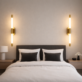 Aplica LED LUBAN Copper cupru 16W iluminare ambientala montata pe perete in dormitor elegant