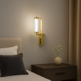 Aplica LED 59227/440 gold cu panou tactil si lumina reglabila pentru dormitor modern