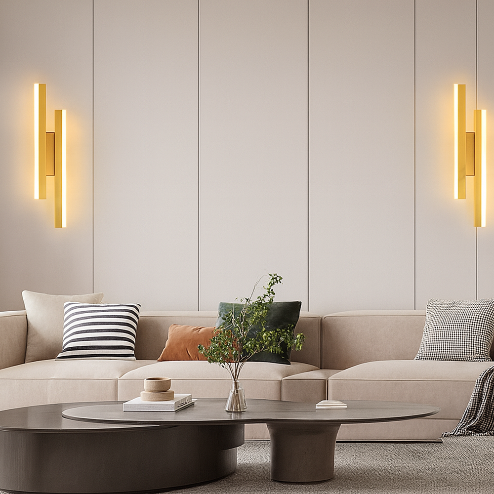 Aplica LED LUBAN Sphere Alb Ø400mm, design sferic modern, iluminand uniform un living contemporan elegant