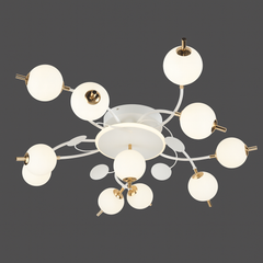 Lustra Led Cu 178W cu LED integrat alb pentru dormitor living hol bucatarie birou plafoniera LED moderna pentru dormitor living hol bucatarie birou design elegant cu telecomanda