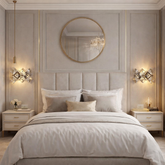 Aplica perete cristal crom 2xE27 89005/2 CH, lumina calda decorativa pentru dormitor elegant