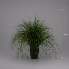 Planta Artificială Iarbă Ornamentală Tip Fântână, 110cm, Verde, Fara Ghiveci