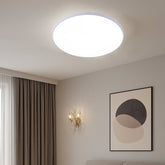 Plafoniera LED rotunda 370mm alb, 45W, lumina rece 6500K, design modern pentru bucatarie, dormitor, birou sau spatii comerciale