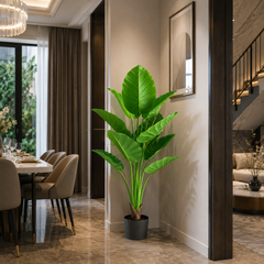 Plantă artificială Epipremnum Aureum verde, 160 cm, decorativă pentru living, birou, dormitor, restaurant, hotel și spații comerciale.