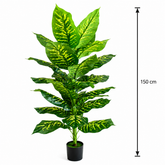 Plantă Artificială Tip Dieffenbachia, 150 cm, Verde