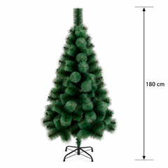 Brad Artificial MANIITSOQ, 180 cm, 220 vârfuri, Suport Metalic, Verde