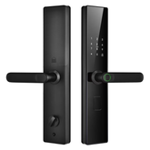 Incuietoare inteligenta LUBAN Classic bronz-roscat pentru usa metalica, cu PIN, amprenta si card RFID