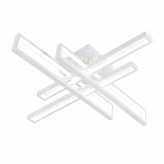 Lustra LED Alba 4 Brate, 212W, 3000-6500K, Telecomanda Inclusa, Model L77285/2+2