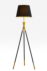 Lampadar PJA3-BK negru, design sculptural vertical