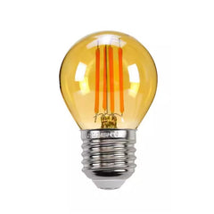 Bec Led Filament G45 E27 4W 2700K Lumina Calda, Sticla Auriu – Retro