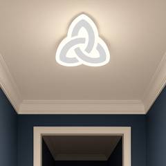 Plafoniera LED rotunda 19148/240 alba 48W fara telecomanda, lumina uniforma ideala pentru holuri si coridoare inguste.