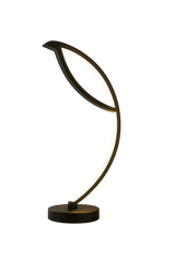 Veioza LED neagra forma frunza 40W ofera lumina clara si reglabila, perfecta pentru birouri moderne ce necesita confort vizual profesional.