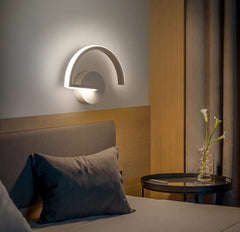 Aplica LED rotunda 8772 WH 20W alb cu telecomanda pentru dormitor, lumina reglabila 3000K-6500K design modern