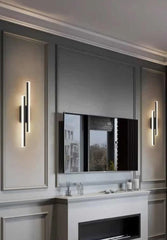 Aplica LED sferica neagra LUBAN, Ø40 cm, lumina ambientala uniforma, design modern pentru living contemporan