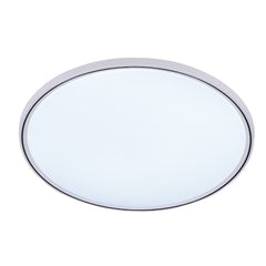 Plafoniera LED rotunda 260mm alb-negru, 24W, lumina rece 6500K, design modern pentru baie, hol, bucatarie sau birou