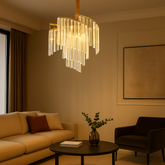 Candelabru modern auriu 6 brate design decorativ 98068/500FG