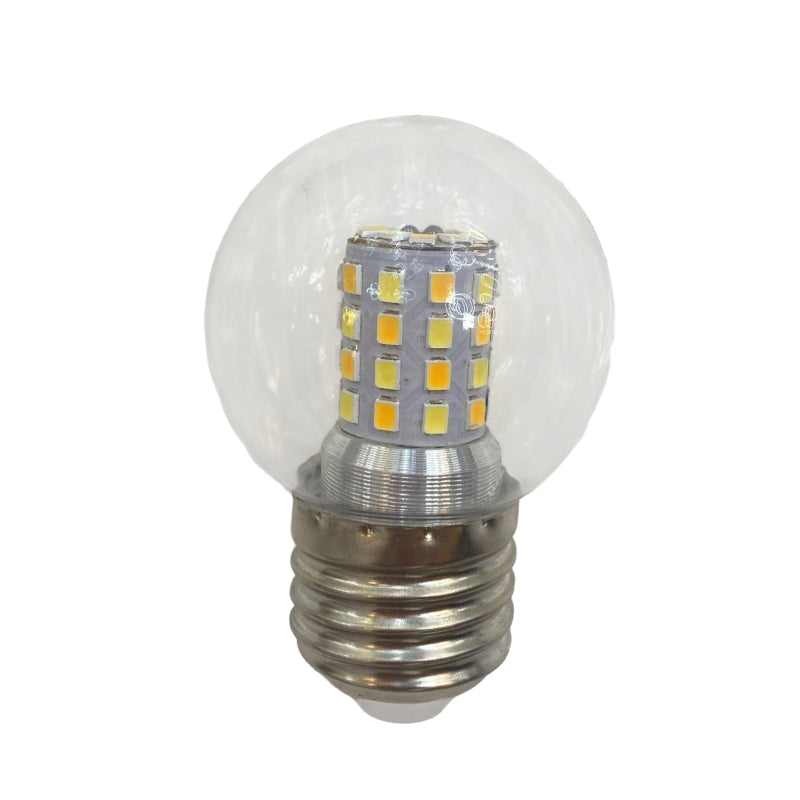 Bec Led – E27, 3 Tipuri De Lumina , Sticla Transparenta