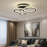 Lustra LED 19375/4BK 134W cu lumina reglabila si telecomanda, ideala pentru livinguri moderne ce necesita iluminare puternica si aspect contemporan.