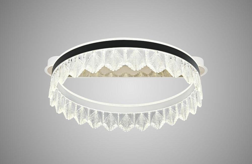 lustra LED alb negru si auriu 55009/500 WH+BK+TIGD cu telecomanda