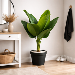 Copac artificial Canna 120cm verde decor intrare hol modern stil natural