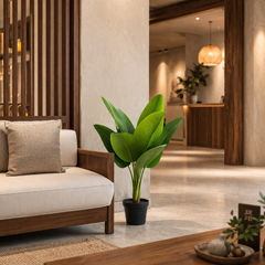 Copac artificial Canna 120cm verde decor lobby hotel pensiune stil tropical