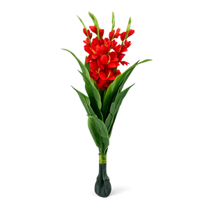 Floare artificiala gladiola rosie 110 cm XC-GL18R-110CM
