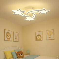 lustra LED 19316/3WH 66W pentru dormitor, lumina 3000–6500K reglabila cu telecomanda, potrivita pentru camere moderne si relaxare