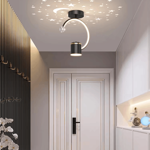 Lustra LED Moderna 7676 34W Alb cu Telecomanda
