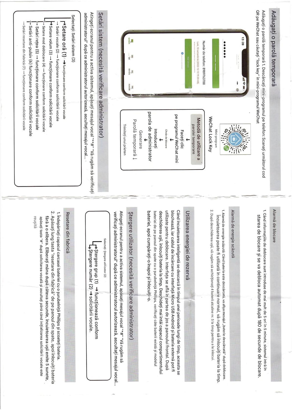 Incuietoare inteligenta LUBAN Q1 cu amprenta, PIN si card IC, compatibila Tuya Smart, waterproof IPX65, potrivita pentru usi PVC