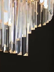 Aplicou 98068/2W FG auriu cu cristale si 2 E14, design vertical modern, ideal pentru coridoare elegante cu luminare calda.