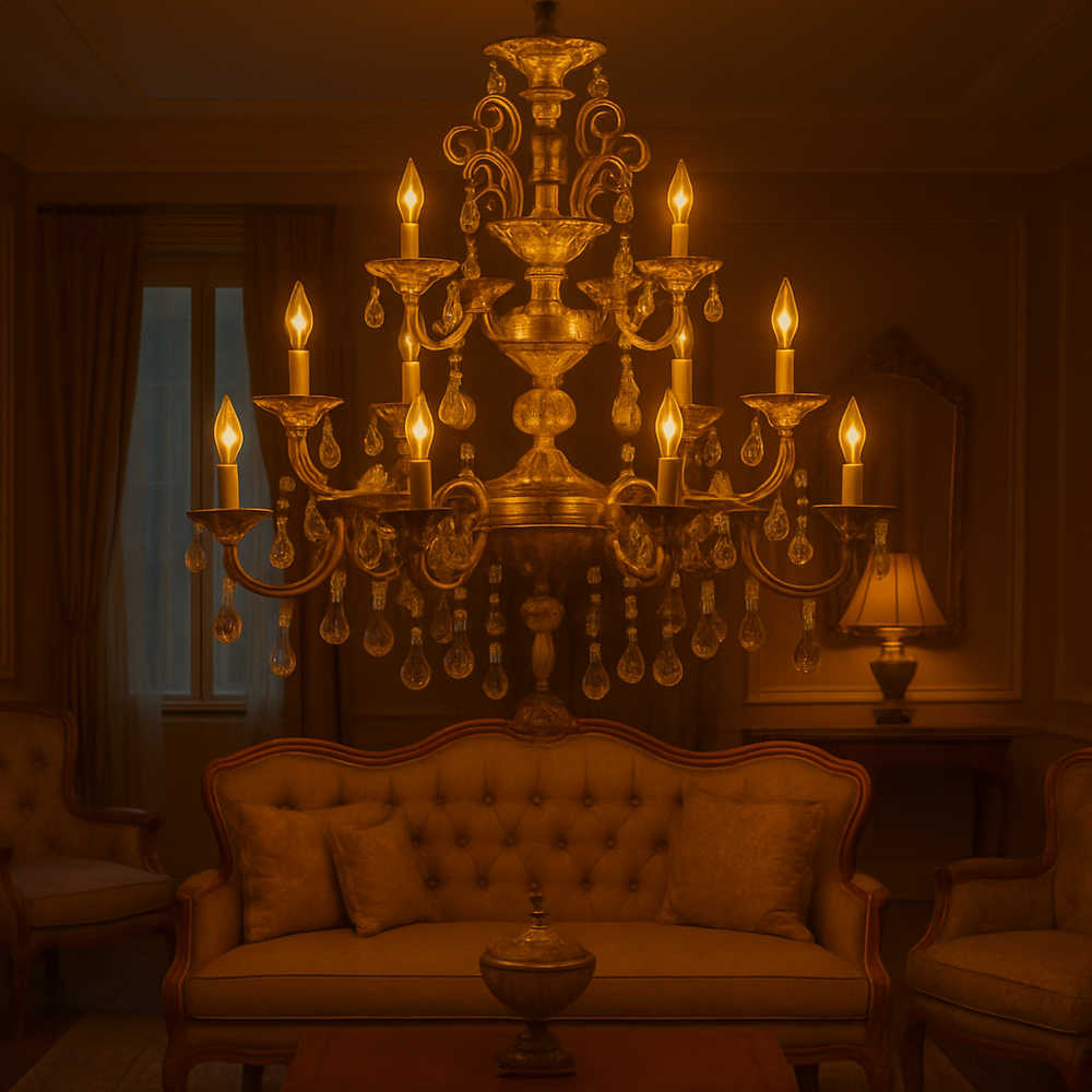 Candelabru Cu Cristale,12Xe14 60W cu becuri E14 argintiu 90 cm cu telecomanda pentru living dormitor hol sufragerie corp de iluminat din cristal cu becuri E14 si telecomanda pentru living dormitor hol sufragerie