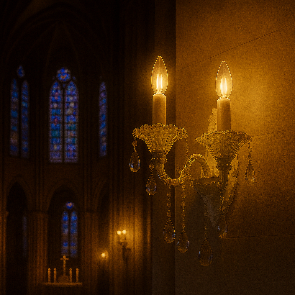 Aplica perete 9010/2 stil clasic alb auriu cu 2 becuri E27 pentru living luminos