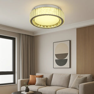 Lustra LED rotunda cristal Ø400 cu telecomanda 160W 2959-400