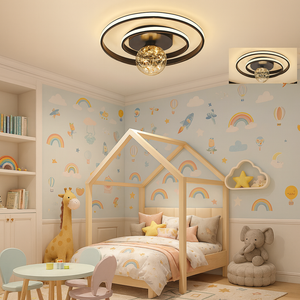 Lustra LED Rotunda 7677 96W Alb cu Telecomanda