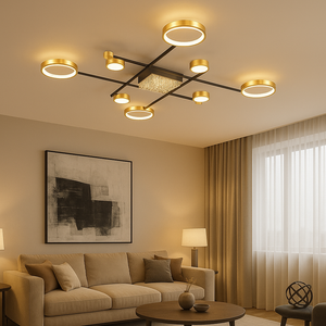 Lustra LED Moderna 7821 168W Alb cu Telecomanda