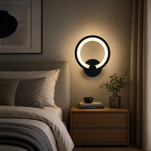 Aplica Led Neagra 11W cu LED integrat negru metal