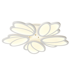 Lustra LED 8101-5 110W cu design floral modern si lumina reglabila, ideal a pentru livinguri elegante si luminoase