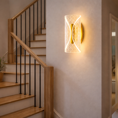 Aplica de perete LED moderna cu lumina calda 8W si design minimalist, iluminare uniforma si eficienta pentru casa scarii moderna