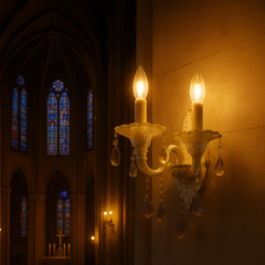 Aplica perete 9010/2 stil clasic alb auriu cu 2 becuri E27 pentru living luminos