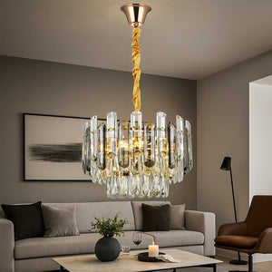 Candelabru cristal rotund elegant 40 cm model 9029/400