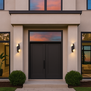 Aplica Exterior IP44 10W Cu LED negru, design modern