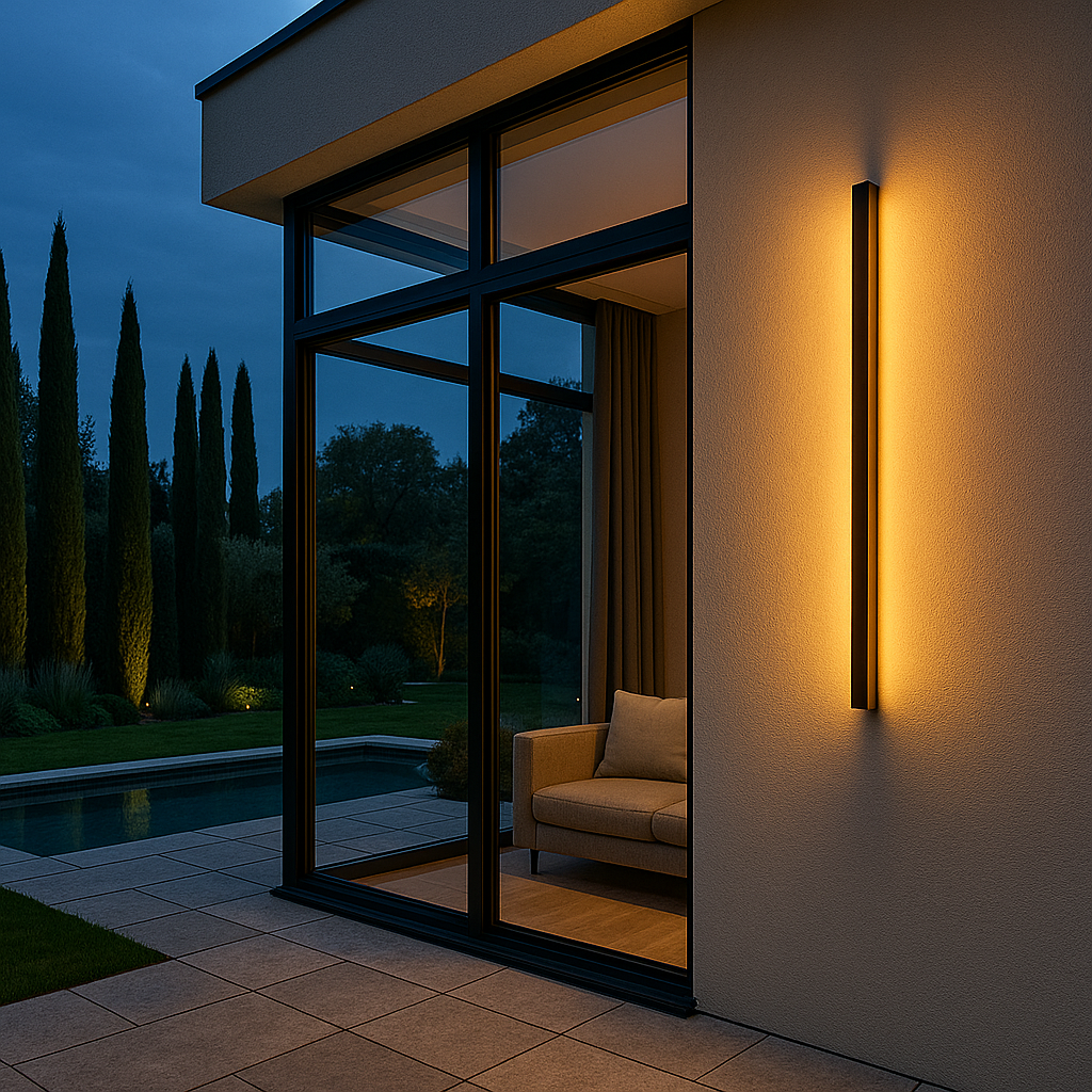 Aplica LED 71102/1200MB pentru exterior, 120cm, lumina neutra, rezistenta la ploaie, ideala pentru fatade si intrari.