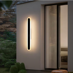 Aplica LED 71456/600 pentru exterior, design slim 600mm, lumina calda 3000K, rezistenta la ploaie pentru fatade si terase.